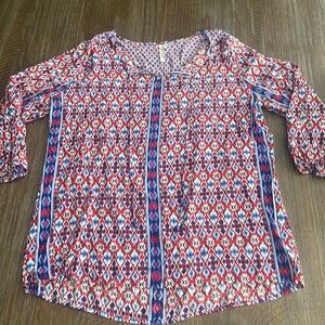 Grand & Greene rayon blouse size M